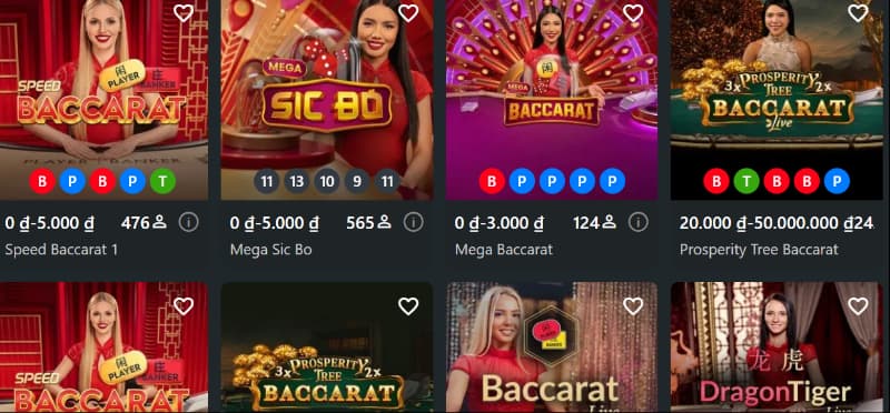 Kho game cá cược casino